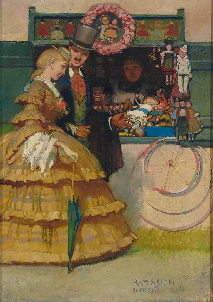 Couple At A Toybooth, Vienna by Richard Mauch